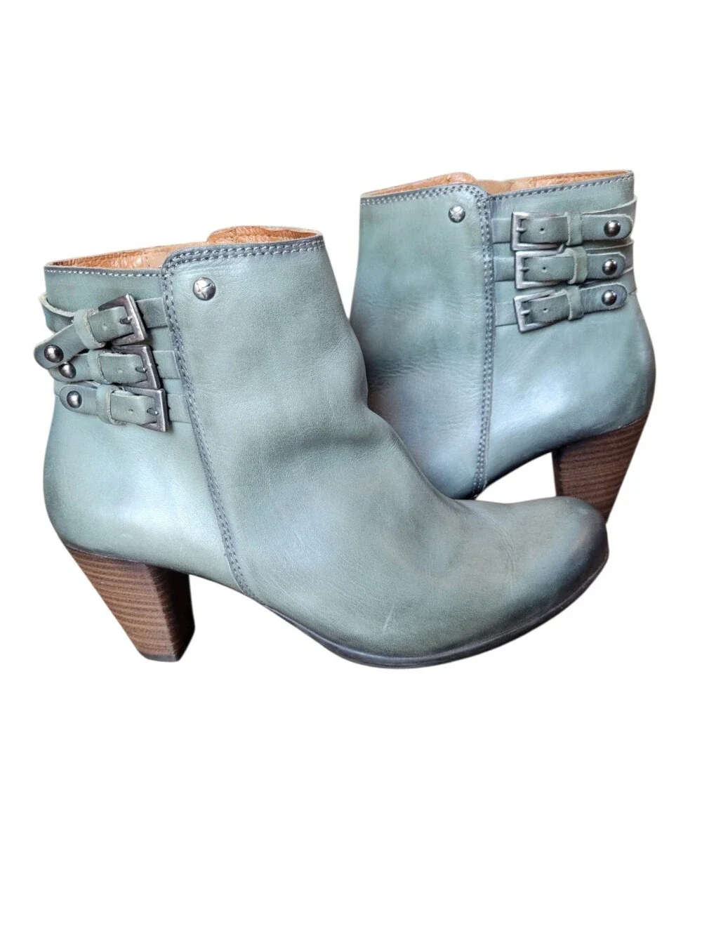 Pikolinos Green Ankle Booties
